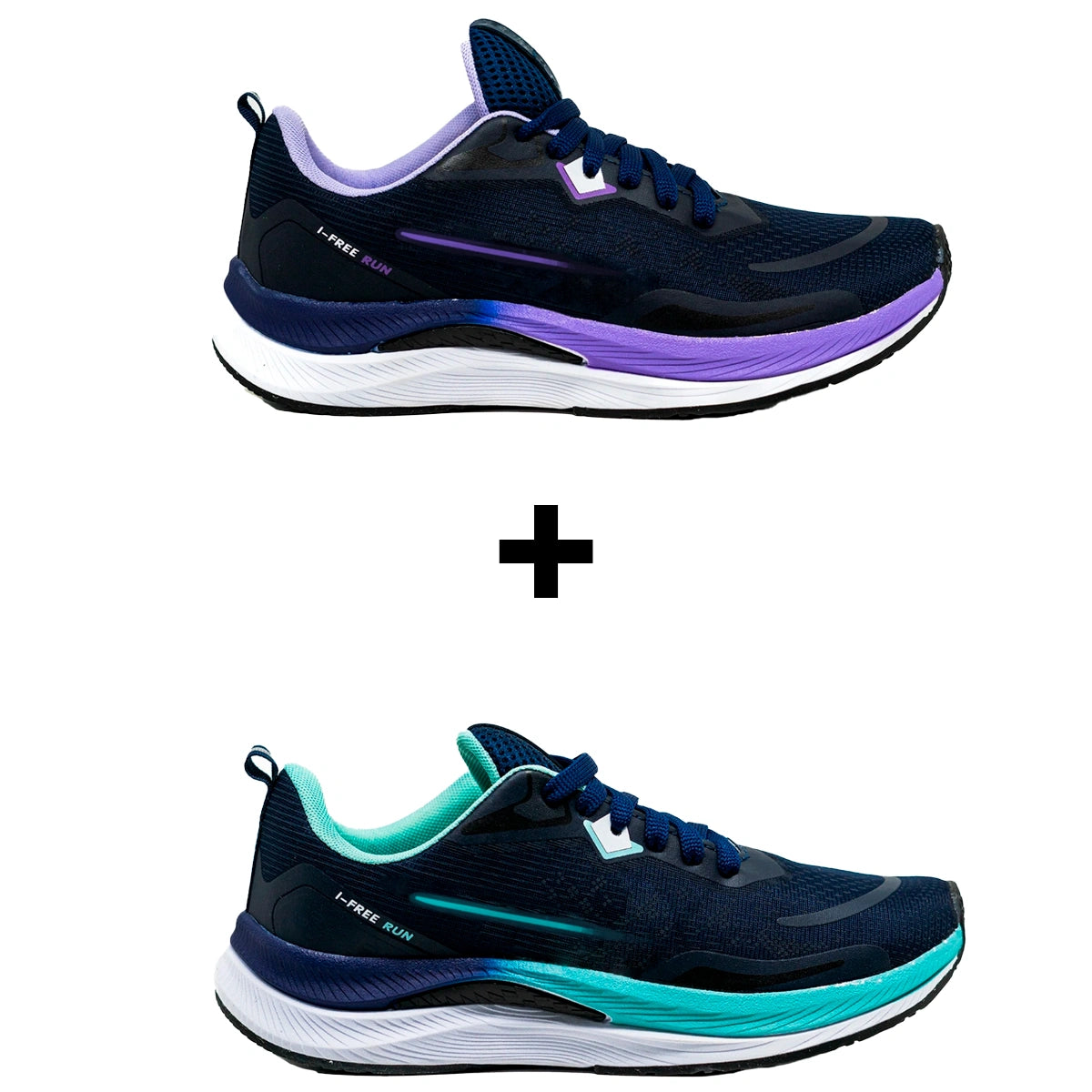 Kit 2 Tênis Feminino de Corrida Free-Run