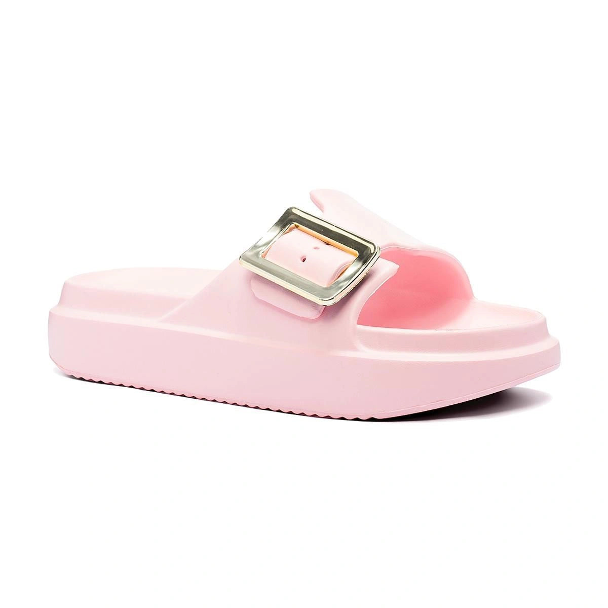 Chinelo Feminino 100% EVA Confortável com Enfeite Metalizado