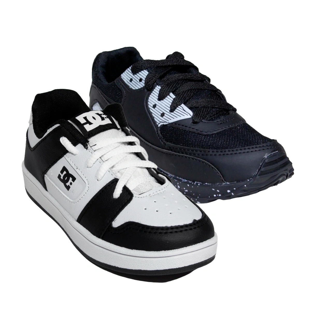 Kit 2 Tênis Infantil Mini Max AIR + Tênis Infantil DC Shoes Skatista