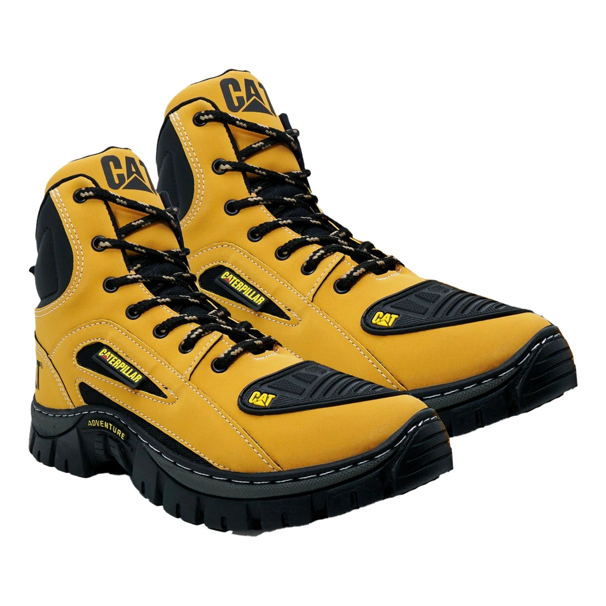 Kit 2 Bota Coturno Caterpillar CAT Cano Médio