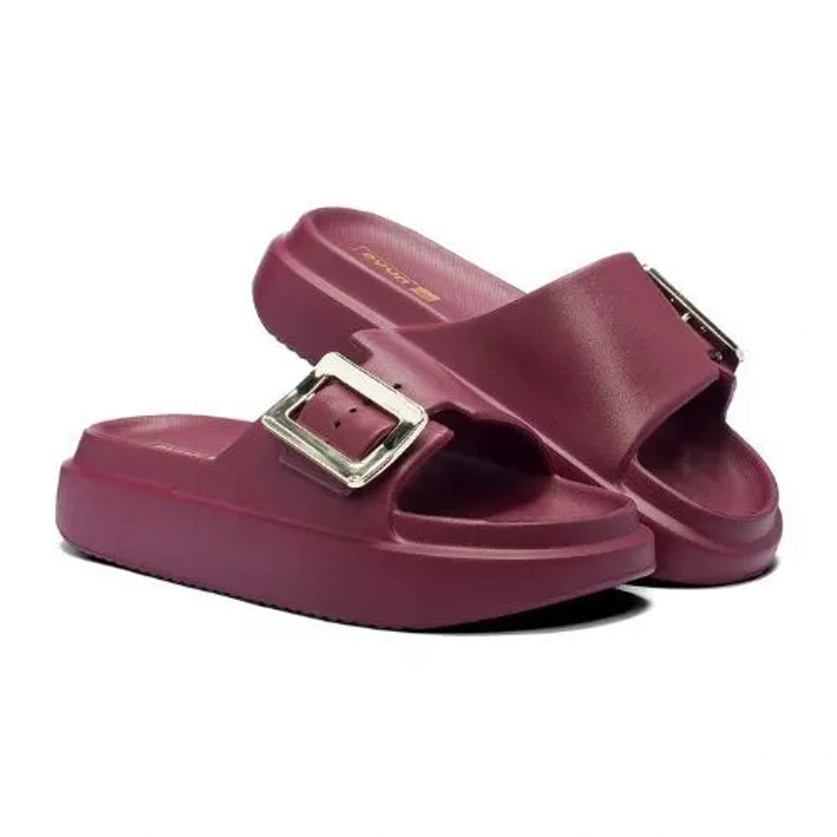 Chinelo Feminino 100% EVA Confortável com Enfeite Metalizado