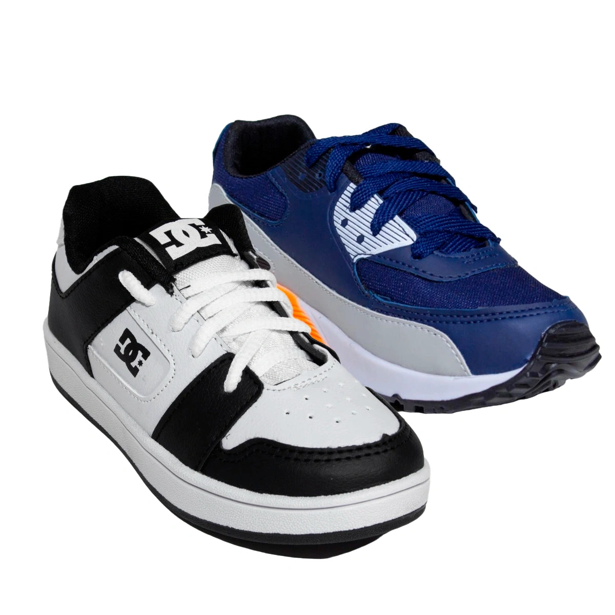 Kit 2 Tênis Infantil Mini Max AIR + Tênis Infantil DC Shoes Skatista