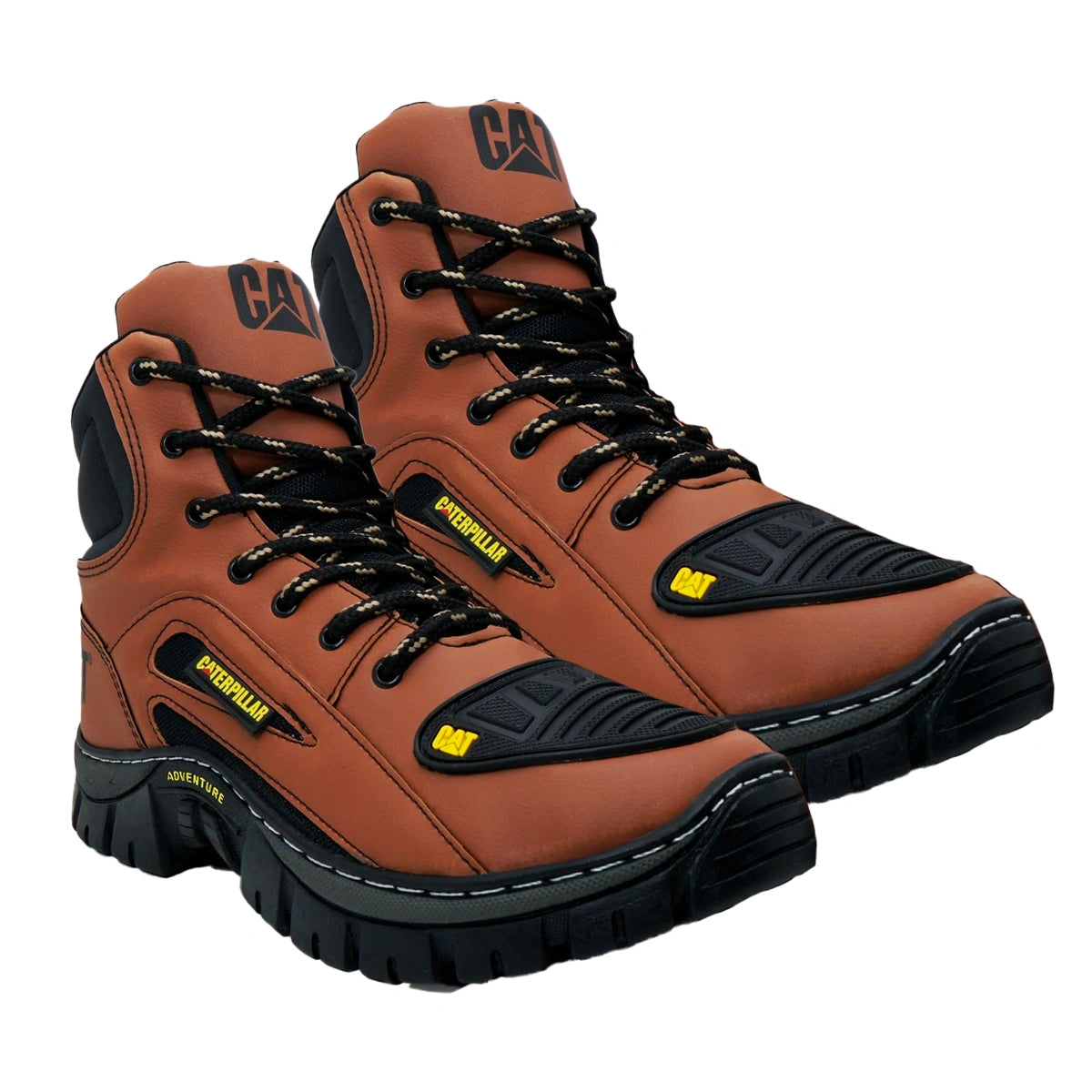 Kit 2 Bota Coturno Caterpillar CAT Cano Médio