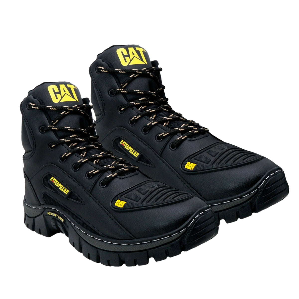 Kit 2 Bota Coturno Caterpillar CAT Cano Médio