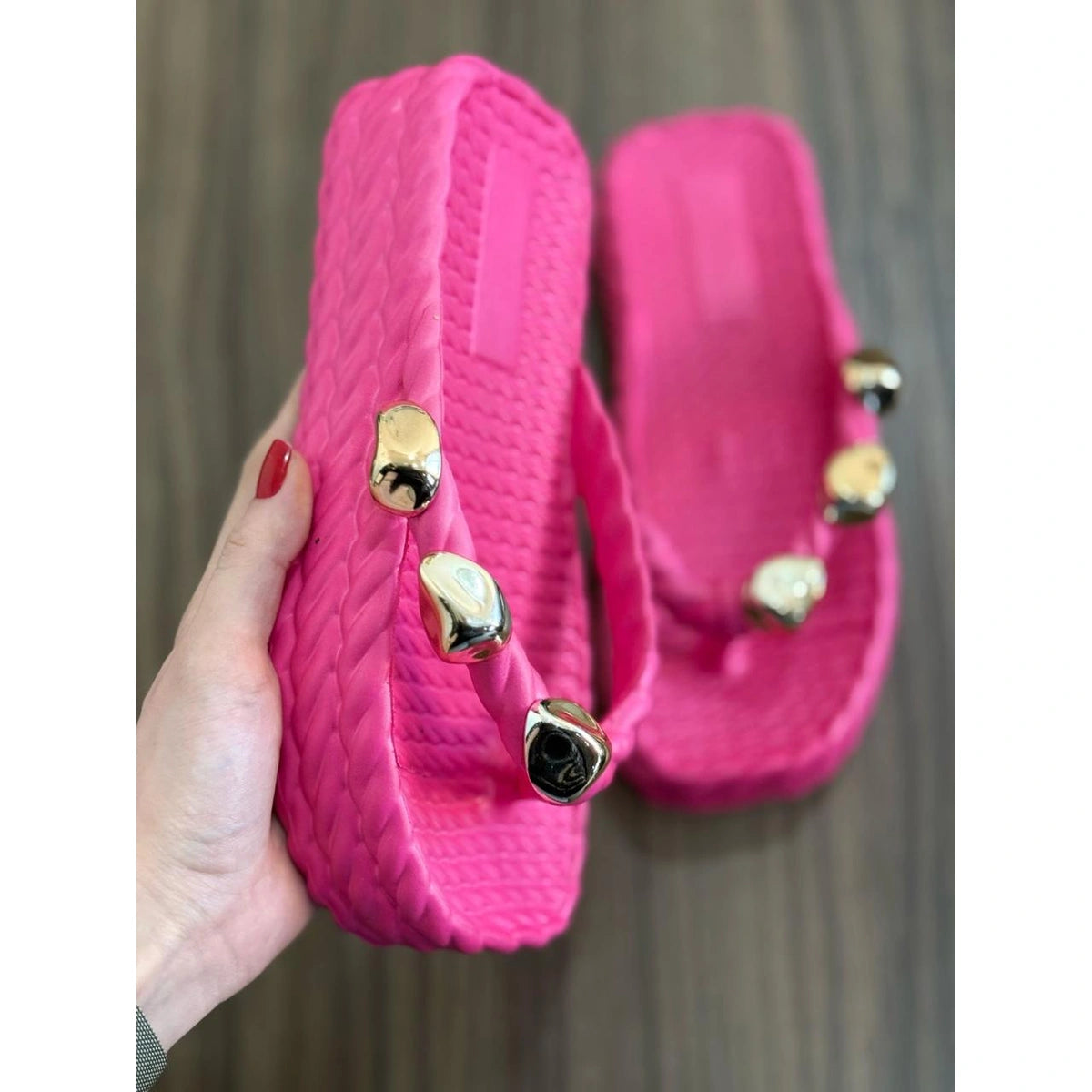 Chinelo Feminino Nuvem Plataforma Marrocos