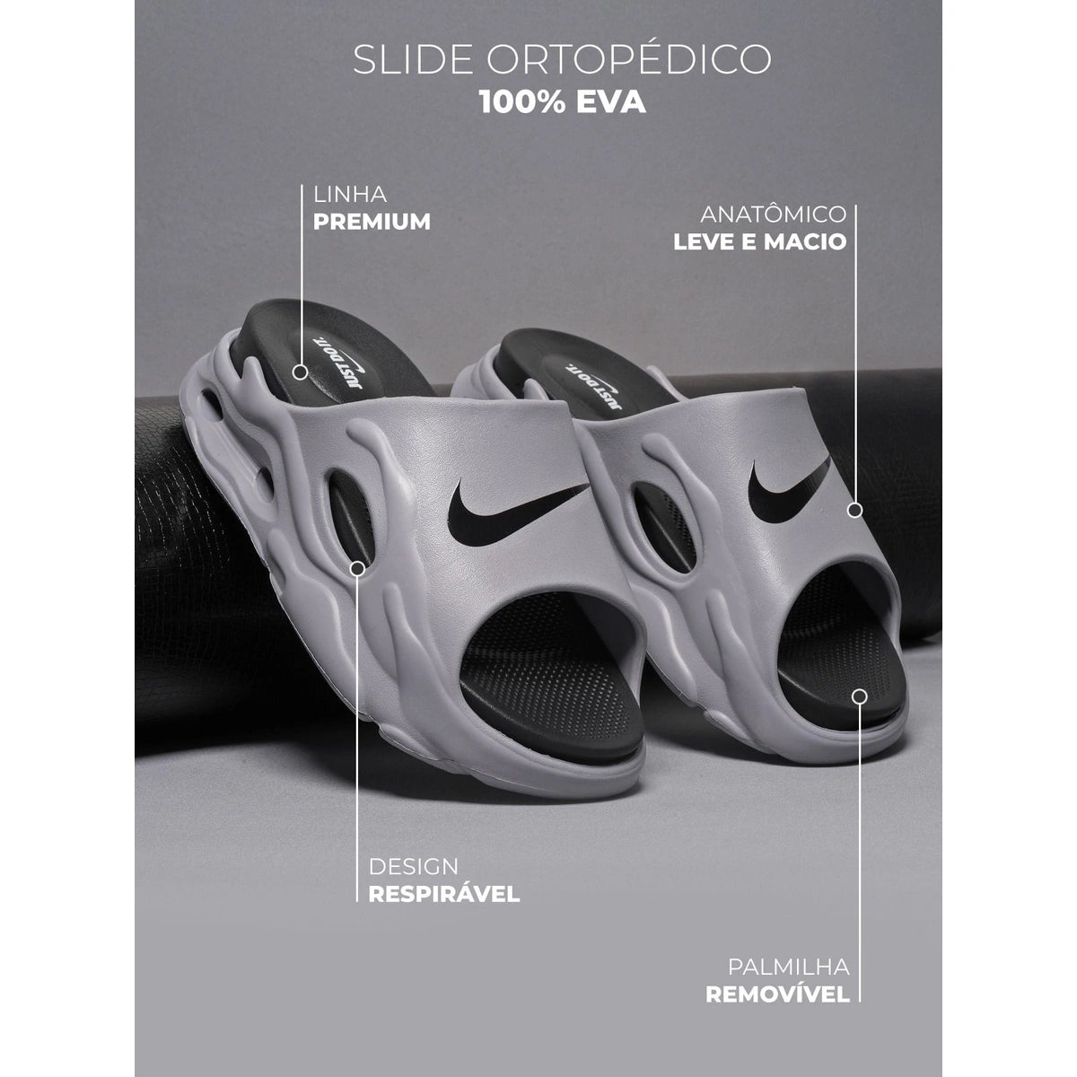 Chinelo Masculino Nuvem Nike Palmilha Removivel