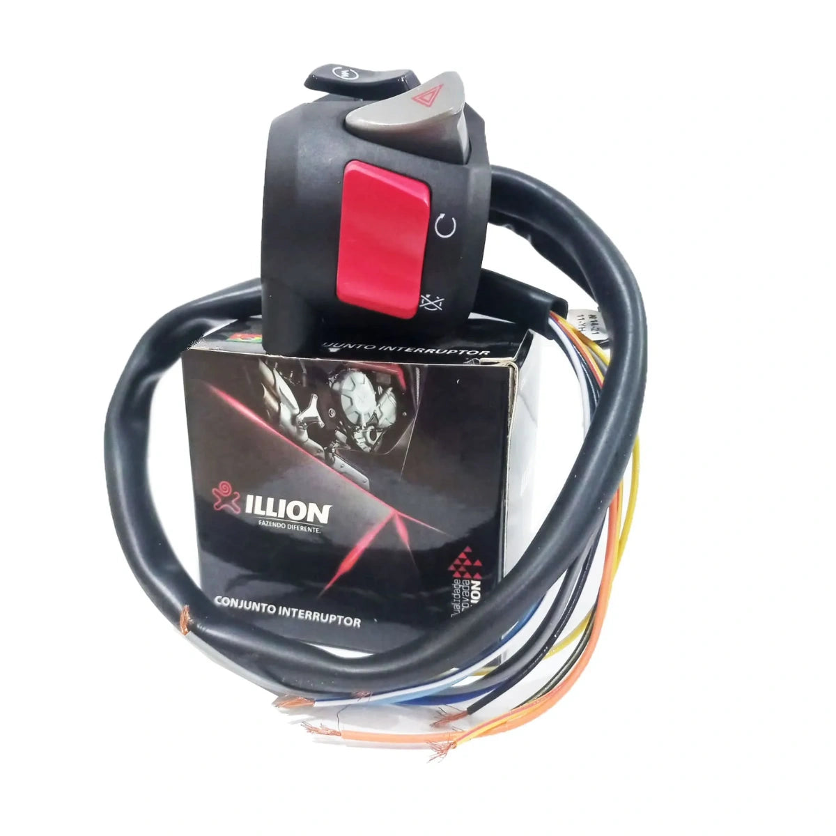 Interruptor Punho de Partida Titan Fan Start 150 160 Com Pisca Alerta