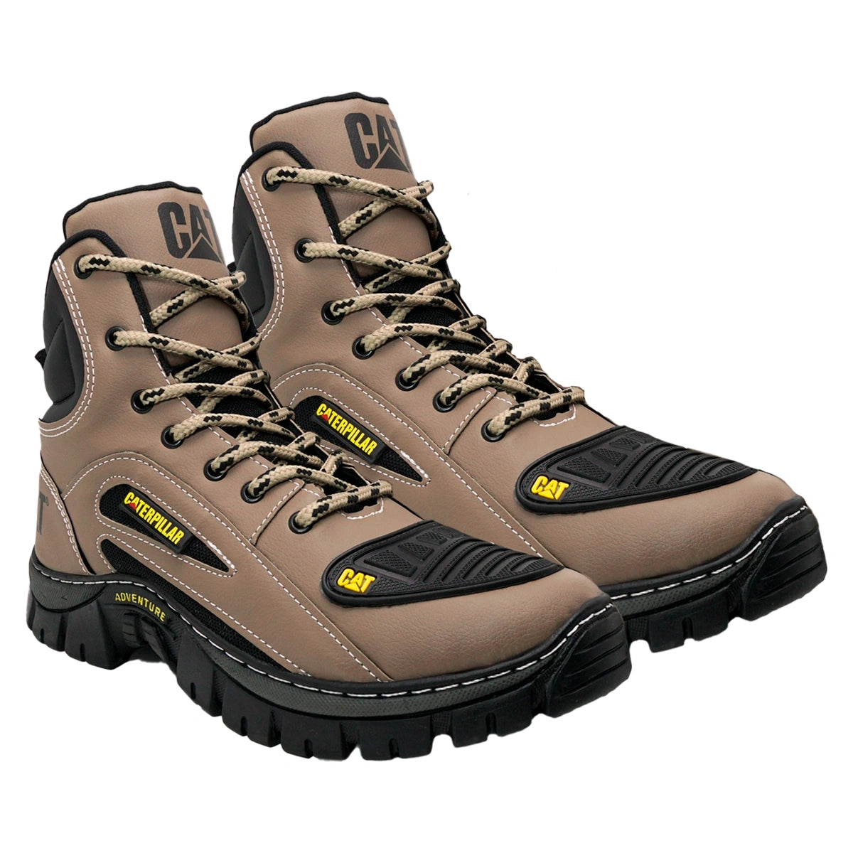 Kit 2 Bota Coturno Caterpillar CAT Cano Médio